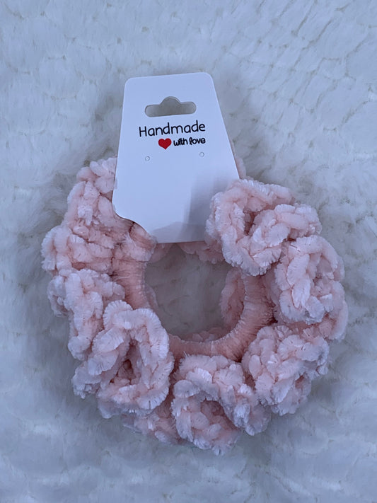 Fluffy Scrunched Velvet Hair Ties