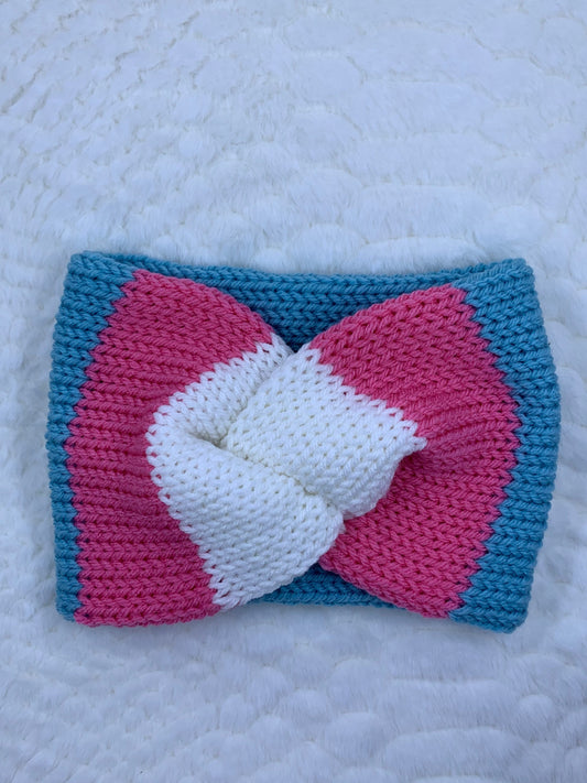 Bi-Pride Ear Warmer Front