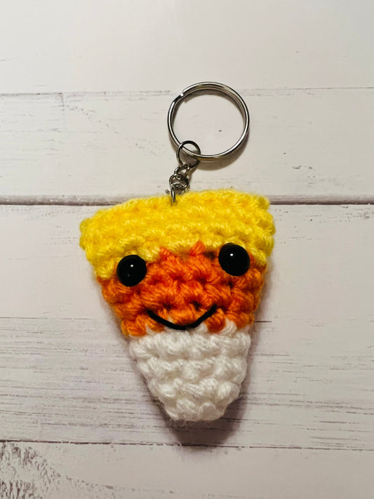 Candy Corn Amigurmi Keychain
