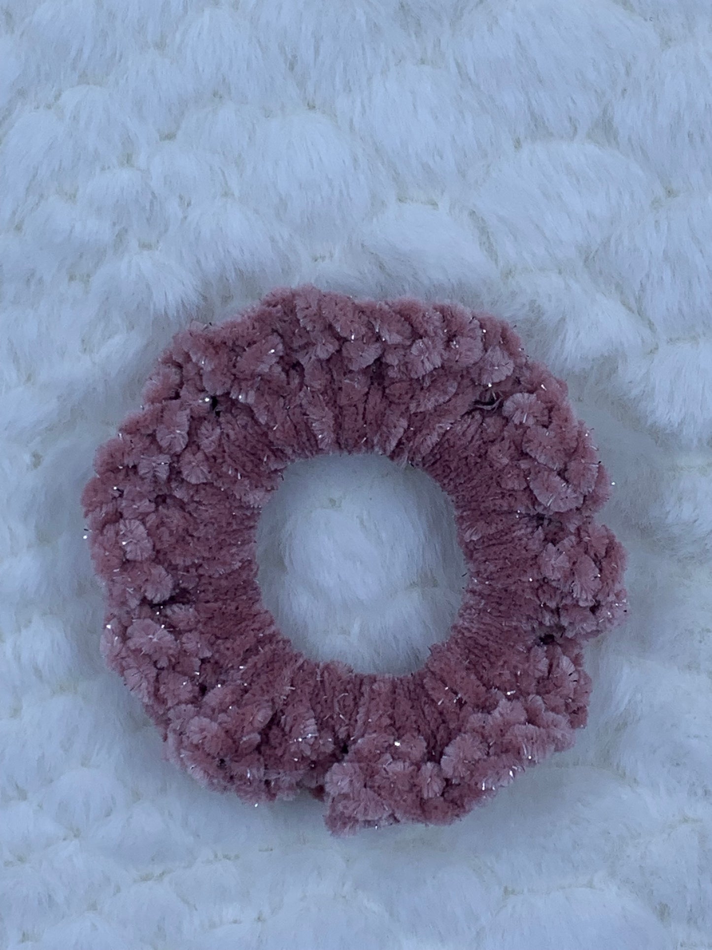 Scrunched Velvet Sparkle Hair Ties