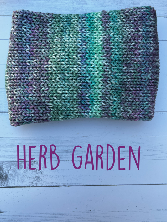 Herb Garden Knitted Ear Warmer