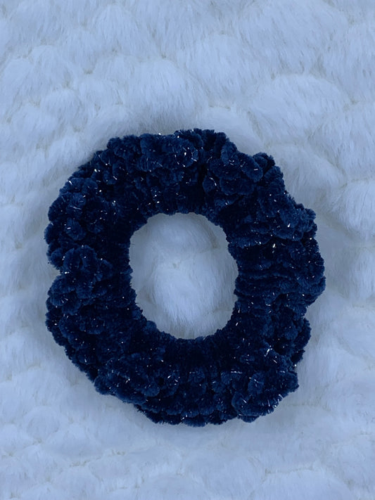 Scrunched Velvet Sparkle Hair Ties