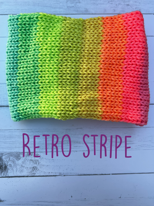 Retro Stripe Knitted Ear Warmer #1