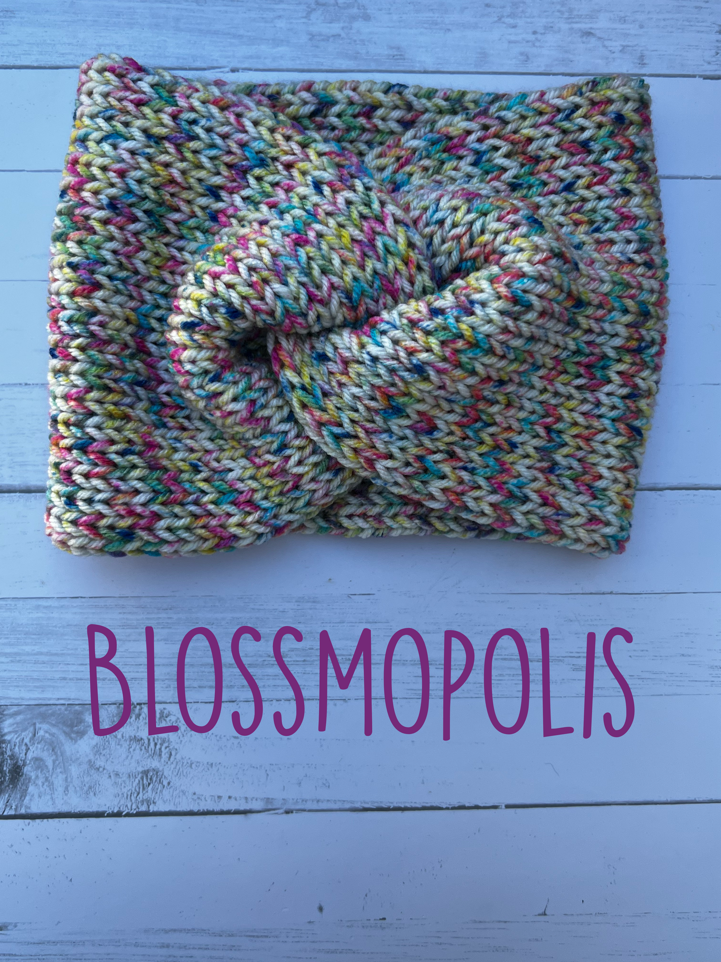 Blossmopolis Knitted Ear Warmer