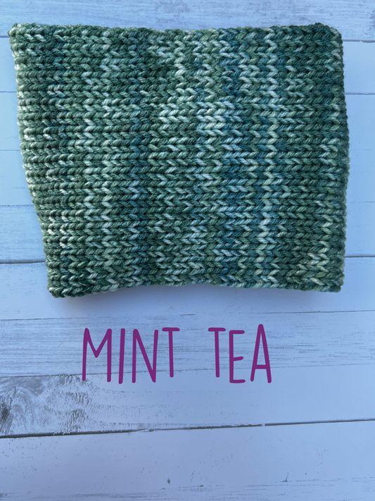 Mint Tea Knitted Ear Warmer