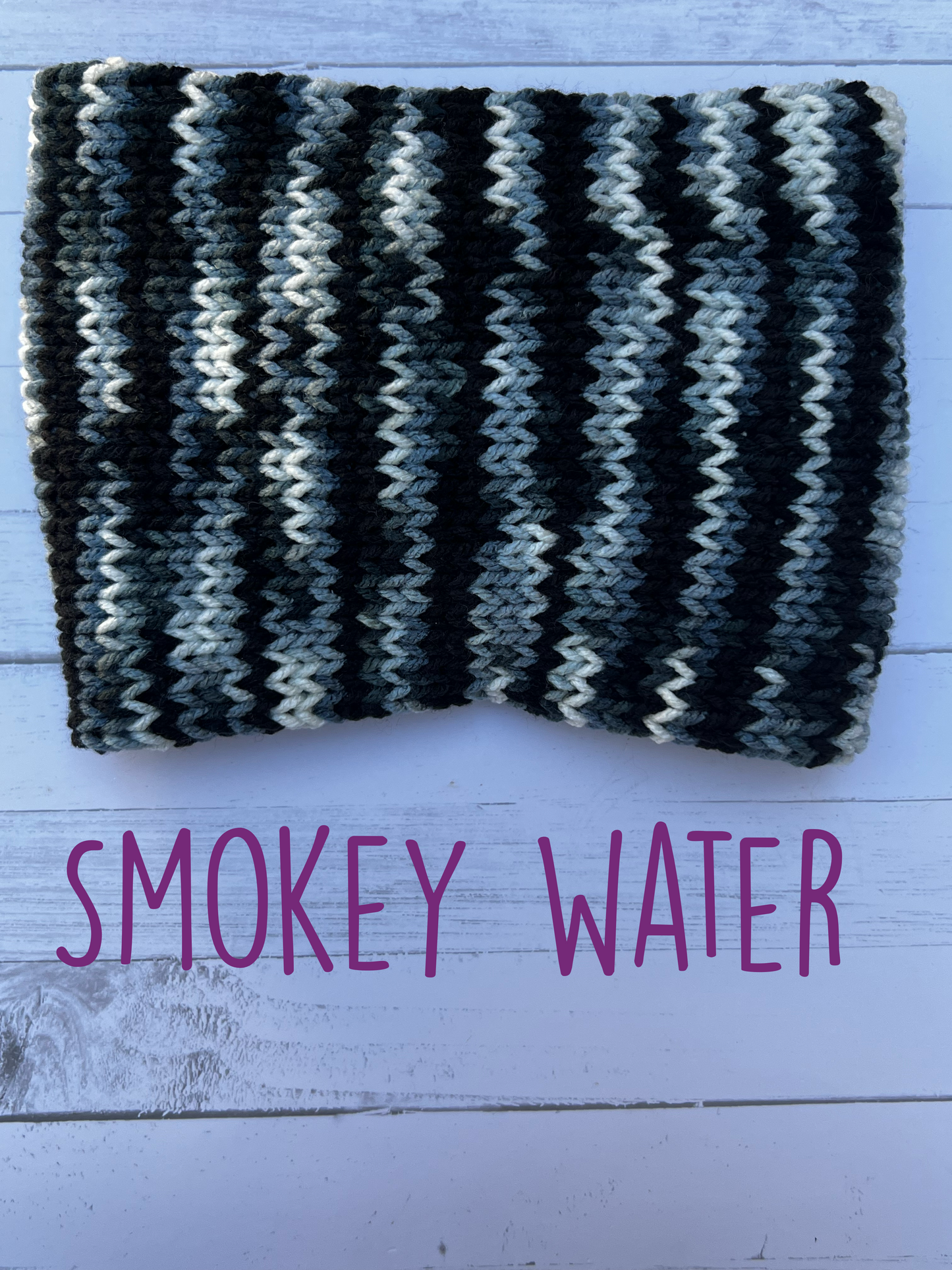 Smokey Water Knitted Ear Warmer